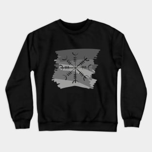 Viking Norse Mythology Warrior Compass Crewneck Sweatshirt